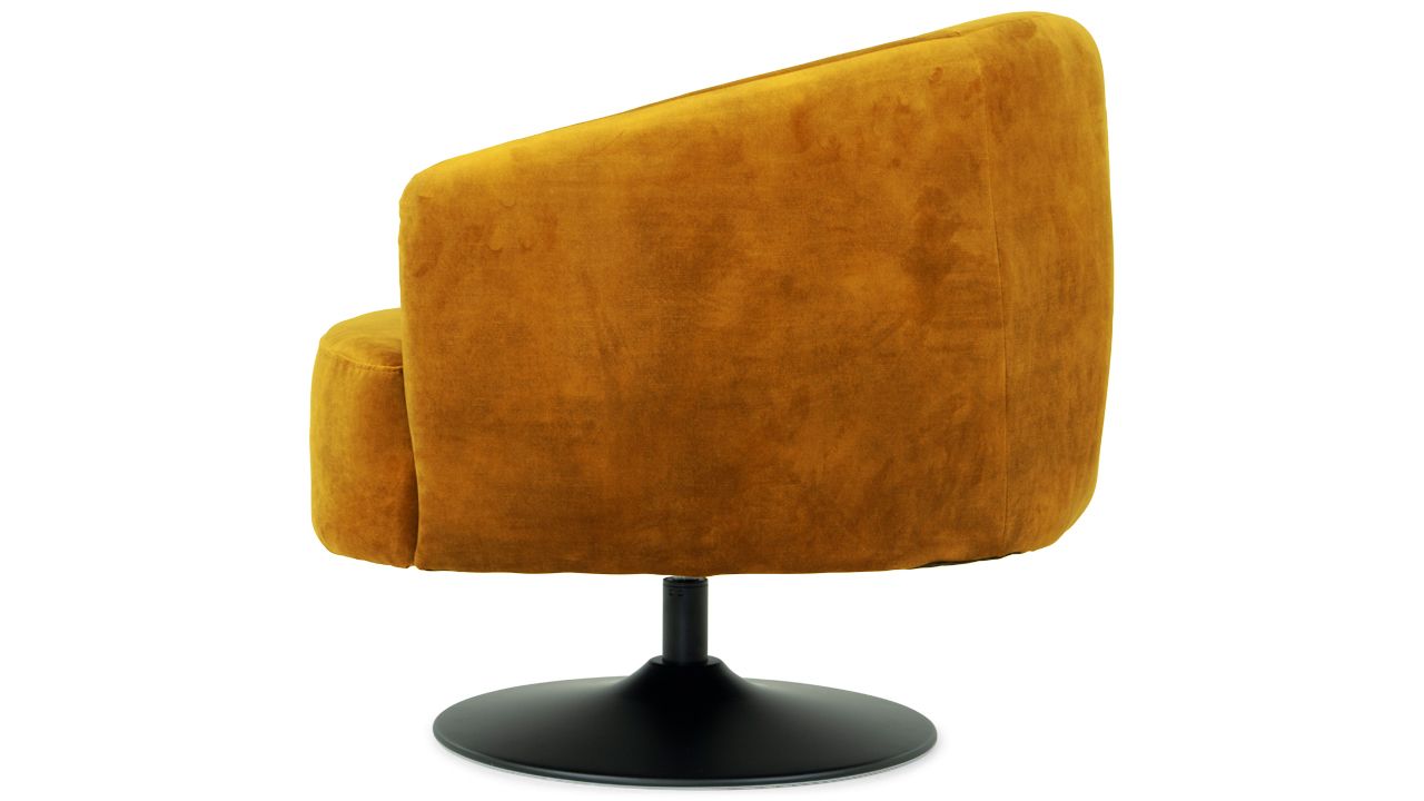 Fauteuil Gold Barga B77 x D80 x H75 cm