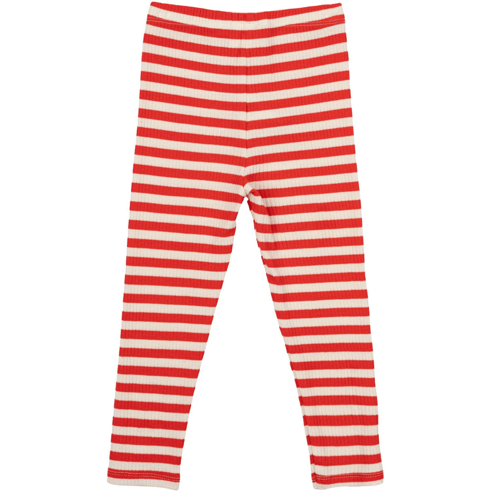 Køb THE NEW Siblings Poppy Red Striped Fro Uni Rib Leggings