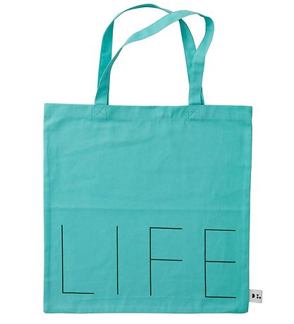 Design Letters Shopper - Life - Türkis