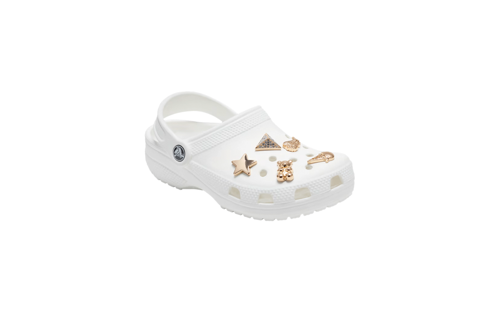 Crocs Jibbitz Gold Icons Schuhanstecker 5er Pack