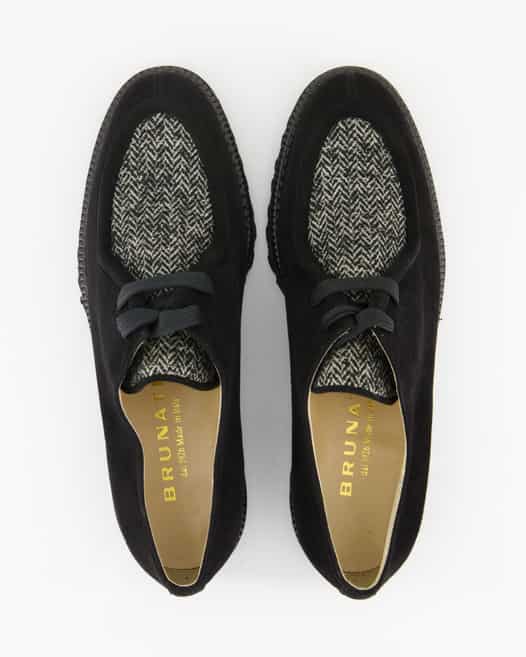 Brunate 11615 Schnürschuhe in Schwarz