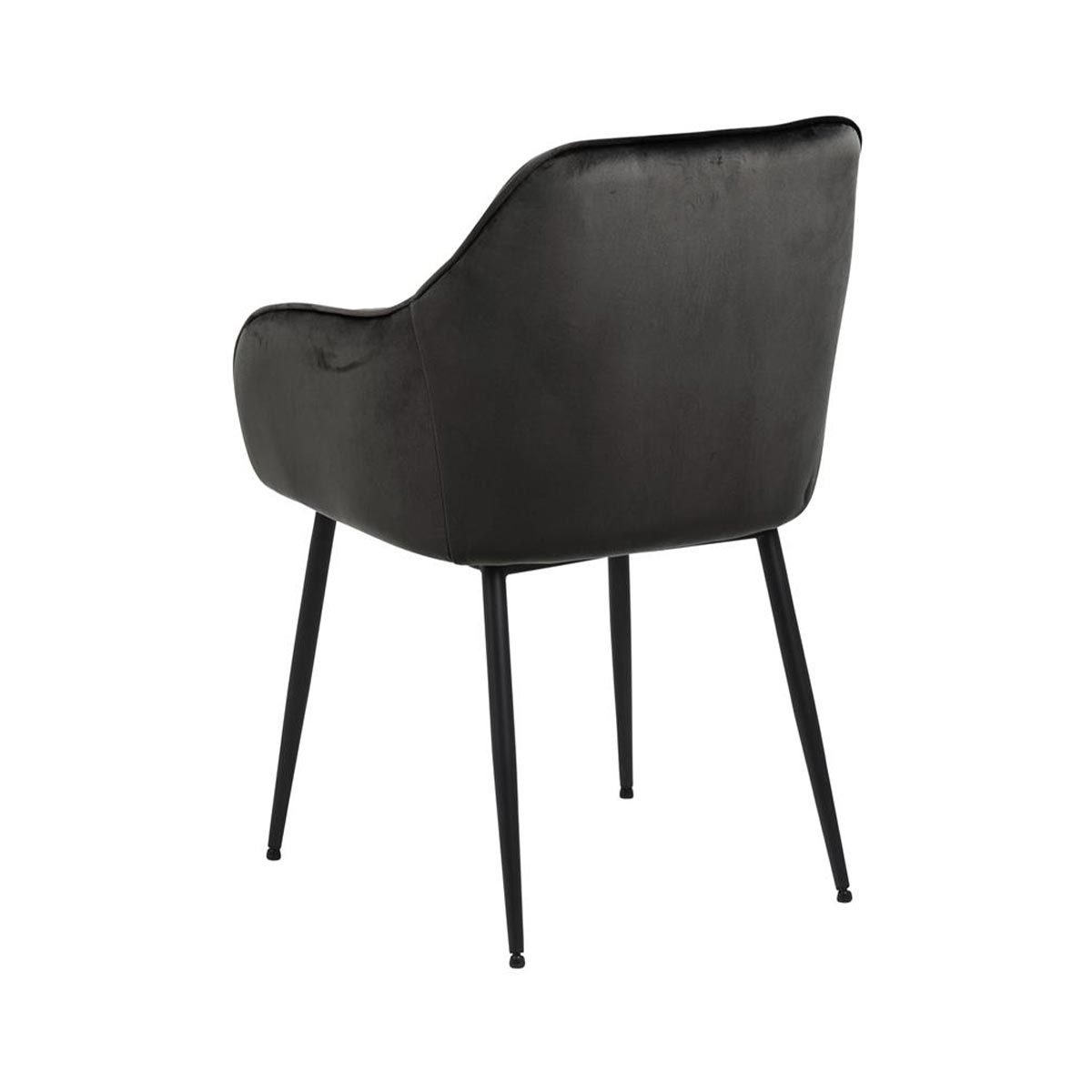 Eetkamerstoel Arian velvet Antraciet