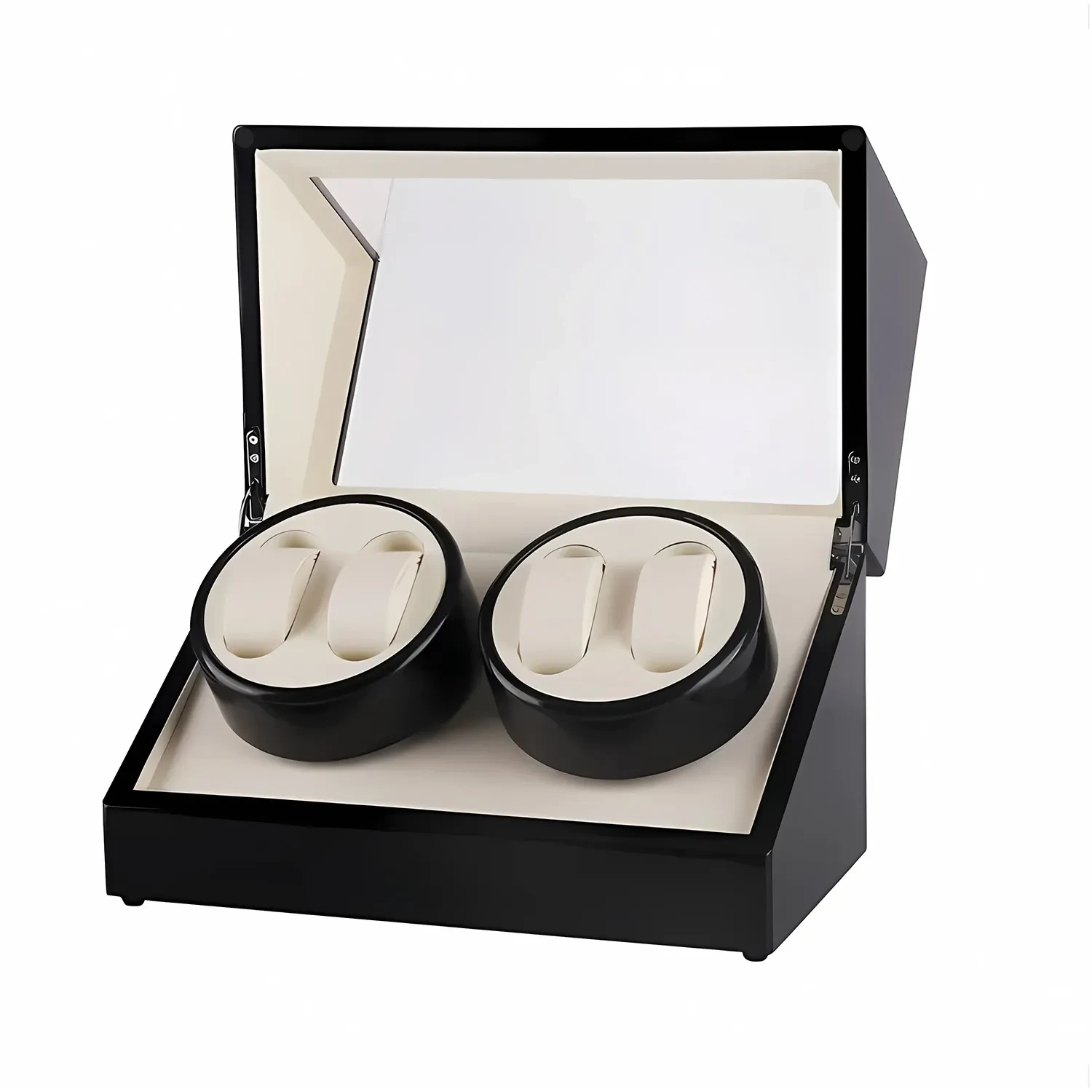 Mulhouse Watch Winder 4 ure Sort Træ 02BB