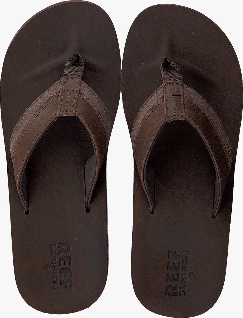 REEF bruine reef teenslippers contoured cushion
