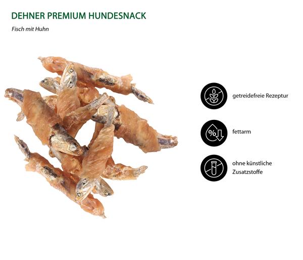Dehner Premium Hundesnack Fisch mit Huhn, 170