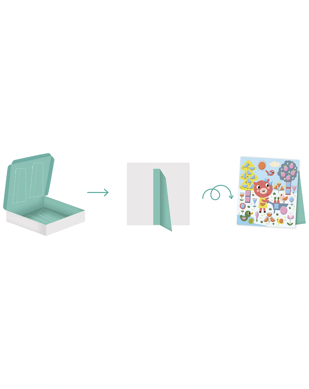 Moosgummi-Set MY ARTS&CRAFTS - GEOMETRIE