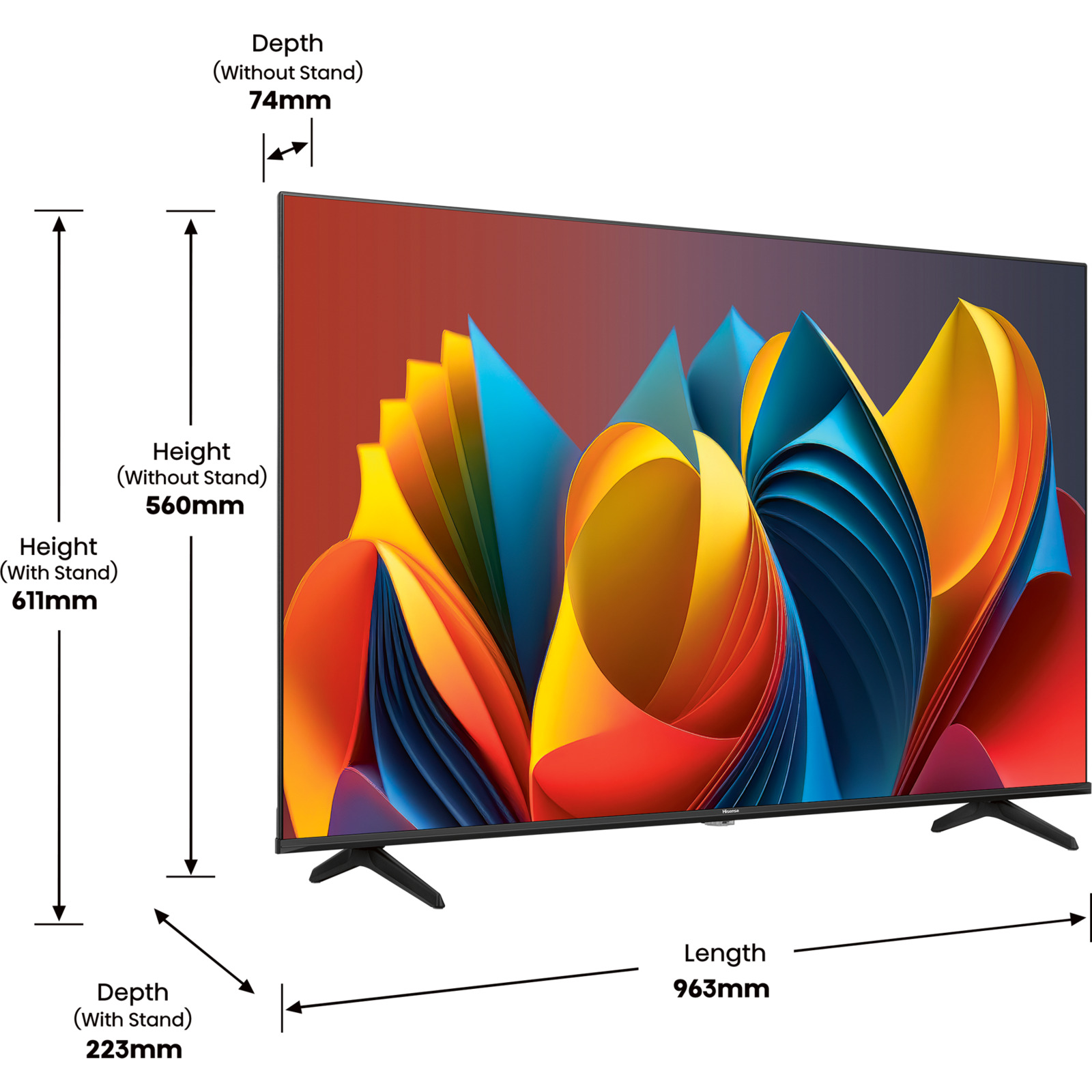 Hisense TV 43E77NQ 43