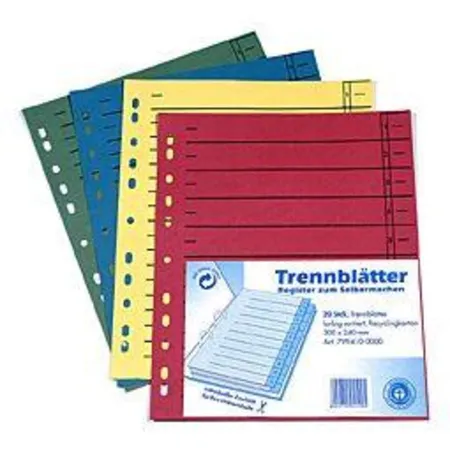 Wekre 951009920 Trennblätter, 20 Stück
