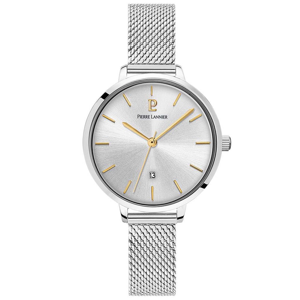Montre Pierre Lannier Echo Argenté