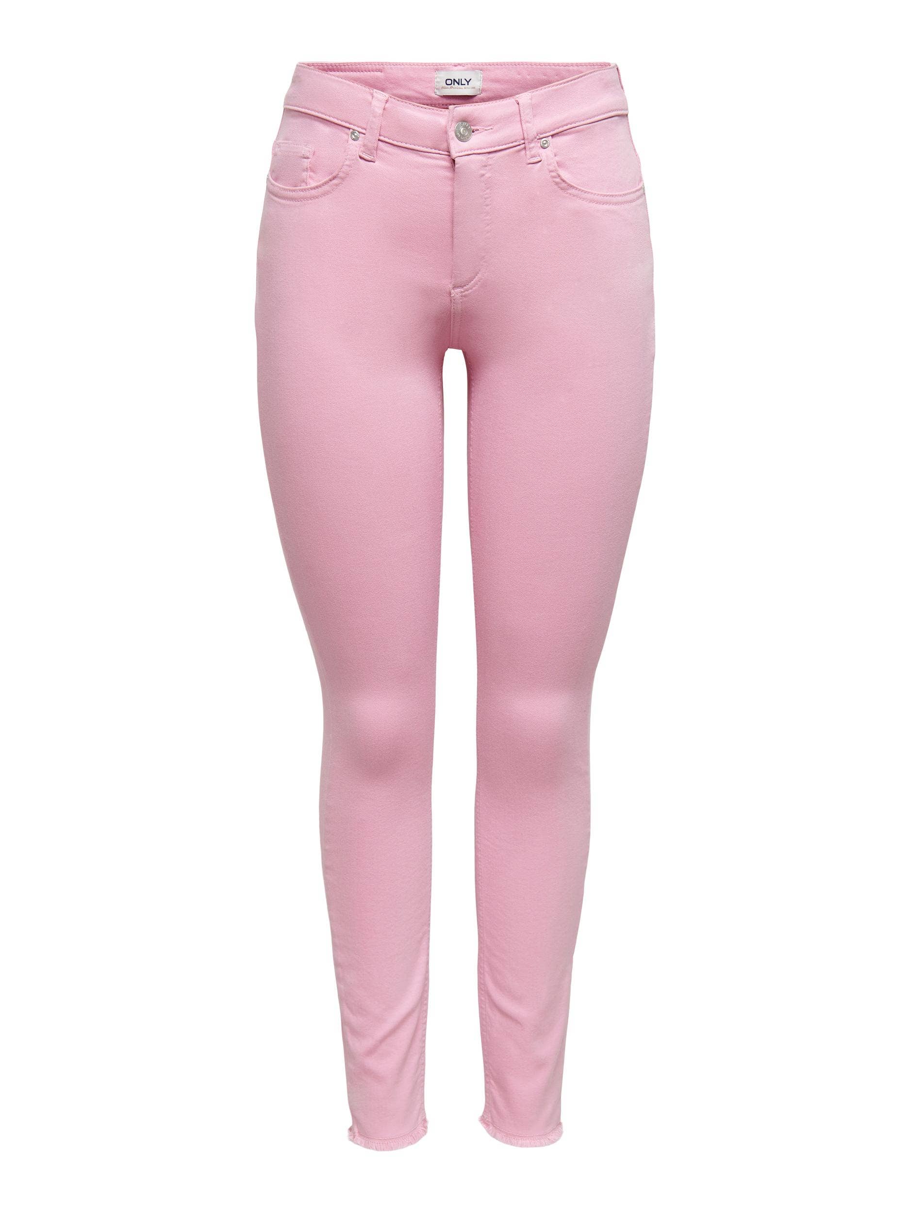 ONLY  Blush Mid Ankle Skinny Jeans