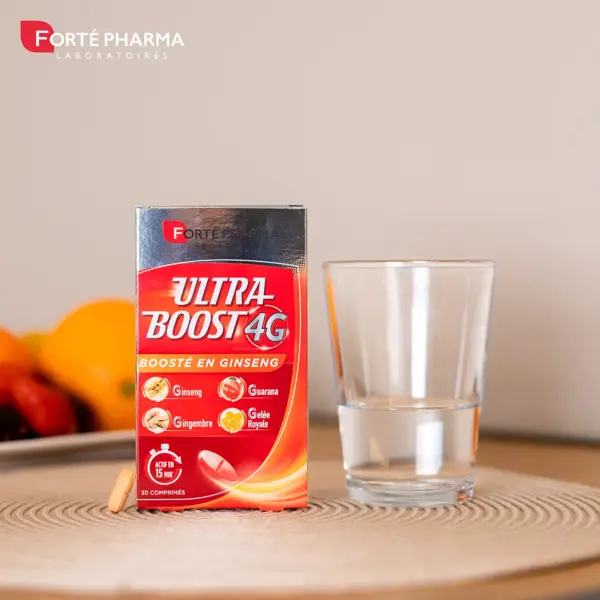 Forté Pharma Ultra Boost 4G Energia Antifadiga Ginseng Guaraná 30 comprimidos