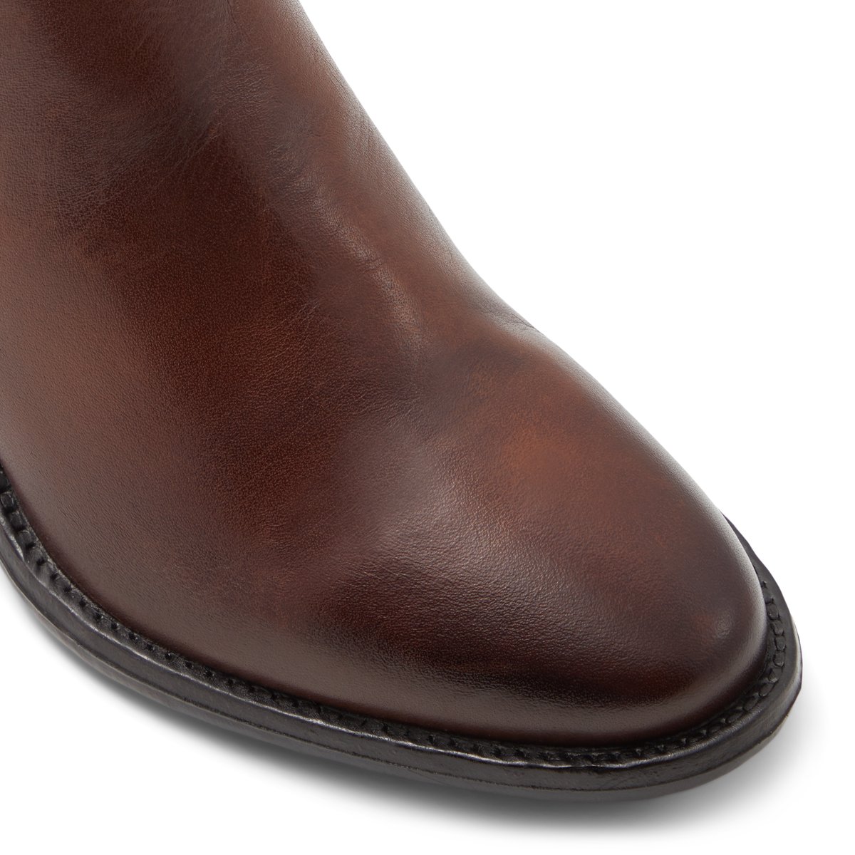 LUCA FERRI-Algieba-Bottillon - Talon bloc - Cognac