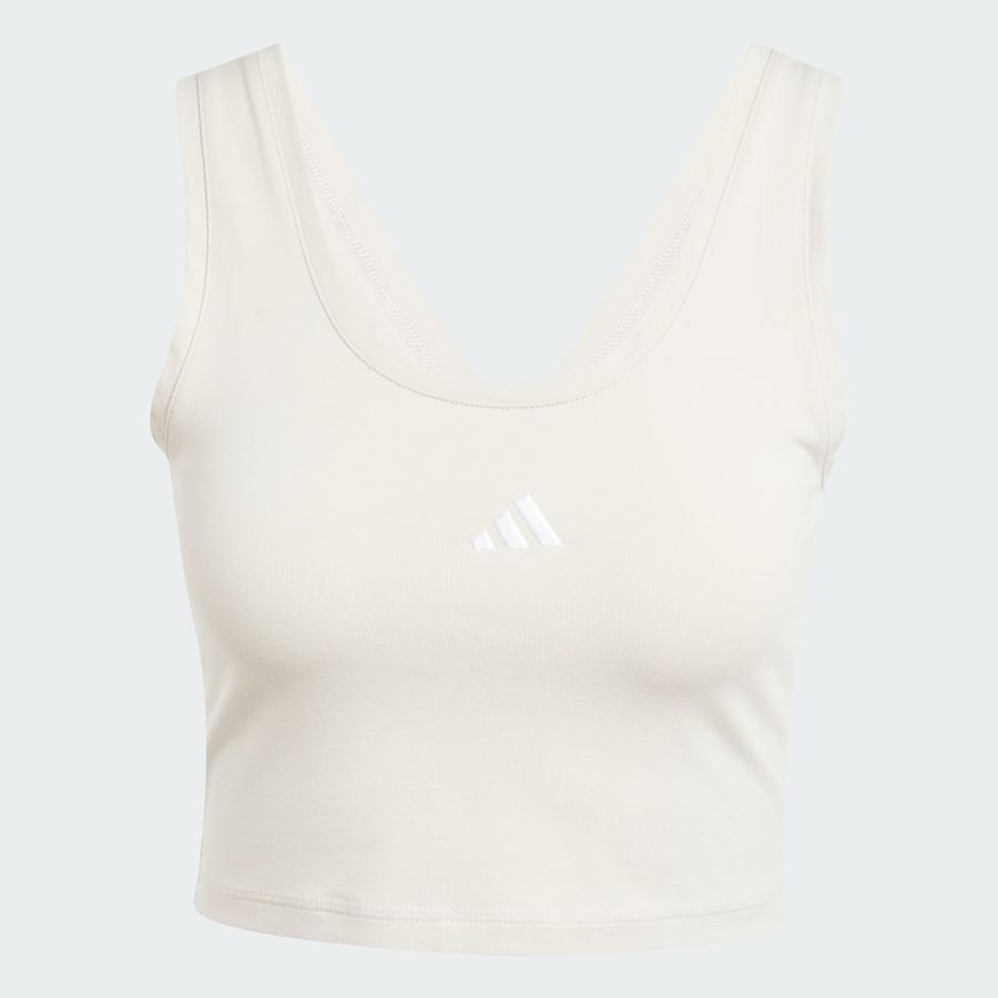 Adidas Essentials Small Logo Cotton Lifestyle Tank Top