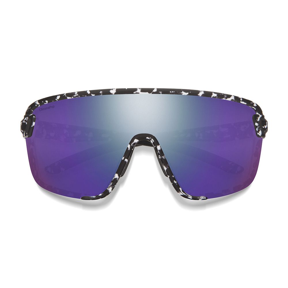 Smith BOBCAT - Lunettes de soleil matte black marble/chromapop violet mirror