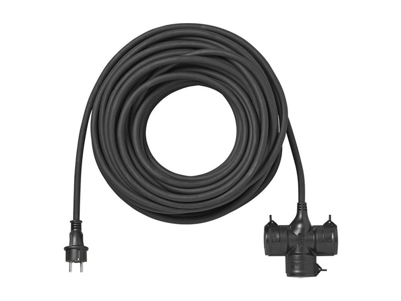 ProPlus 3 x 2.5 mm² Schuko naar 3-voudige stekkerdoos - 25 meter