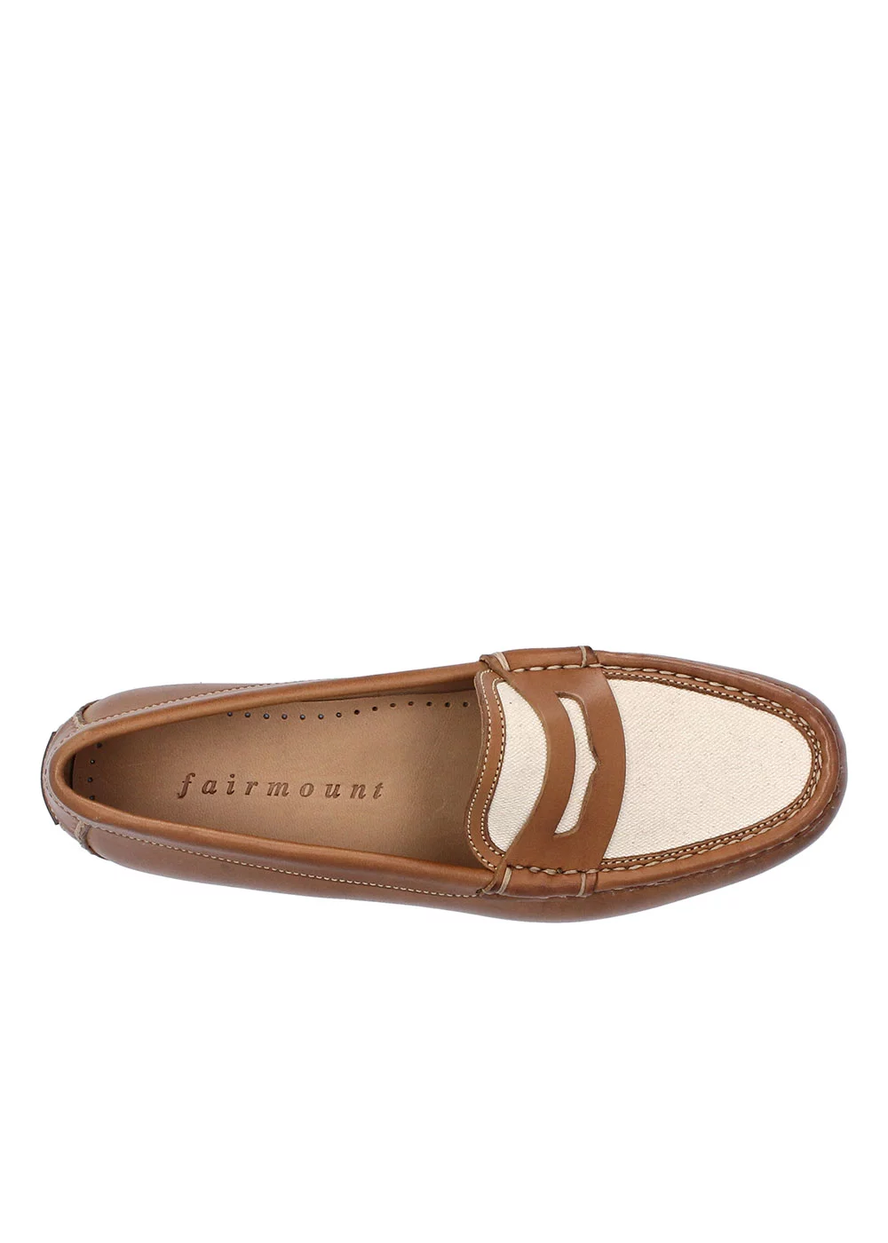 MOCASSIN CAR MOC III CANVAS ECRU