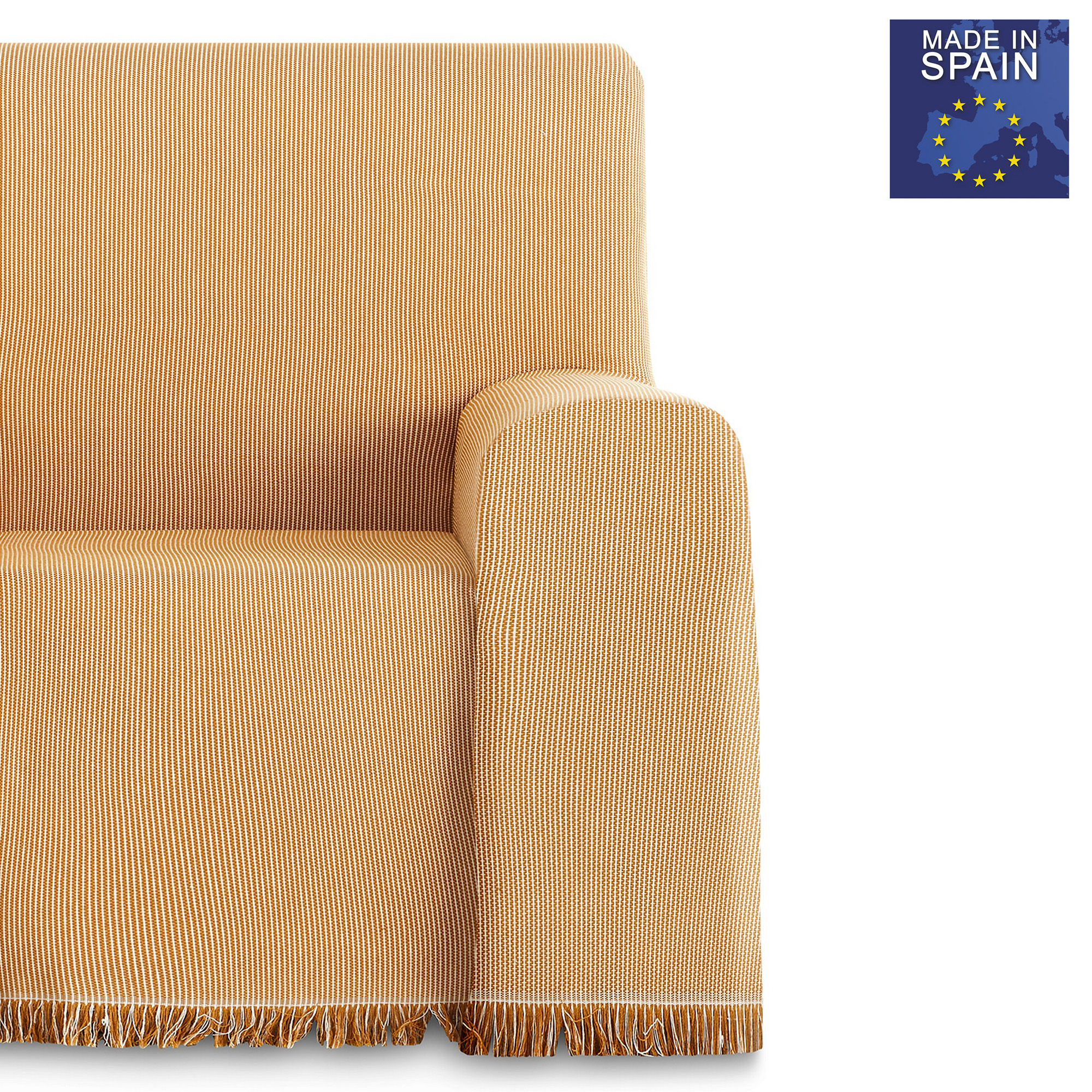 Colcha multiuso Plaid Paul 180 x 260 cm Caramelo