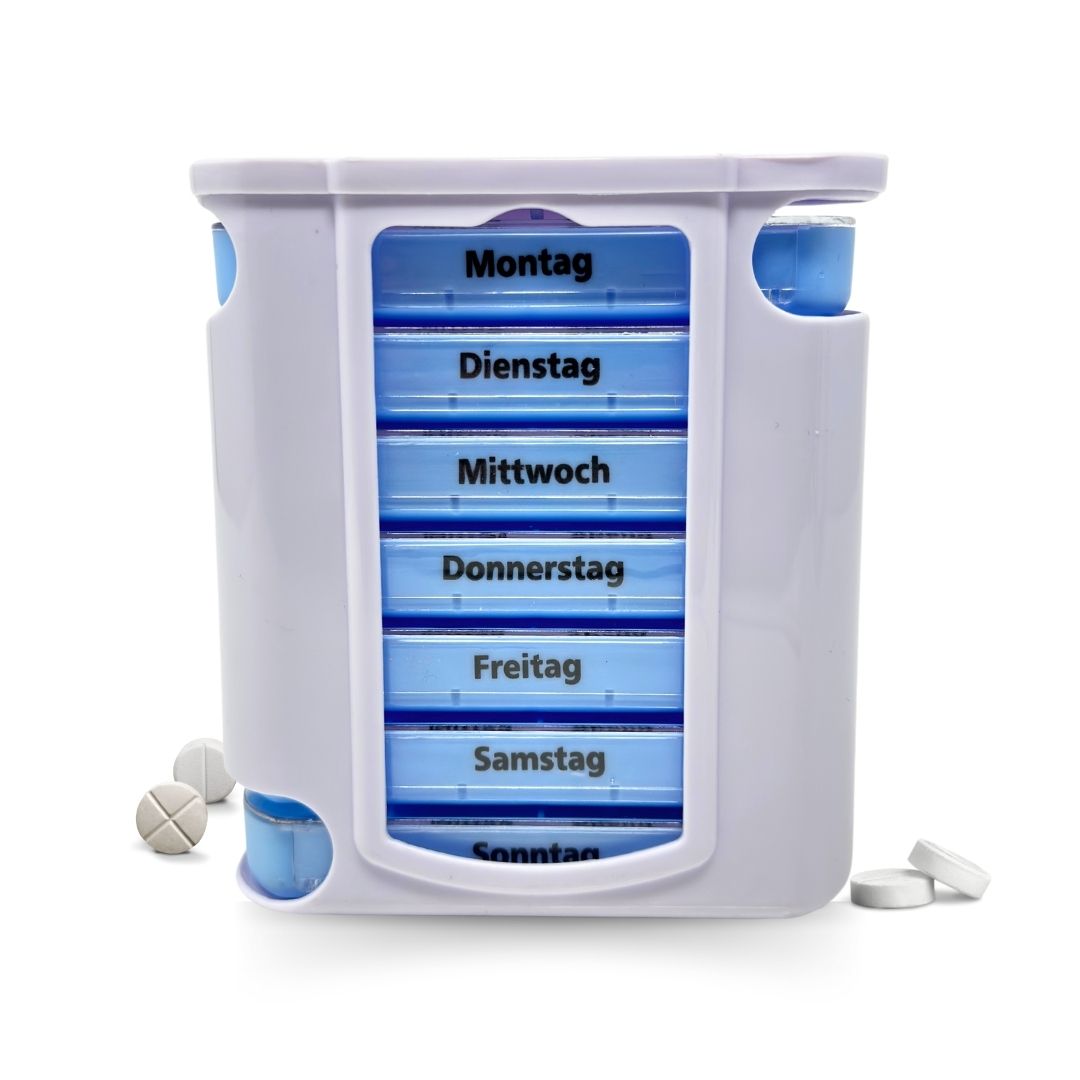 LisaCare Tablettenbox - 7-Tage Medikamentendosierer
