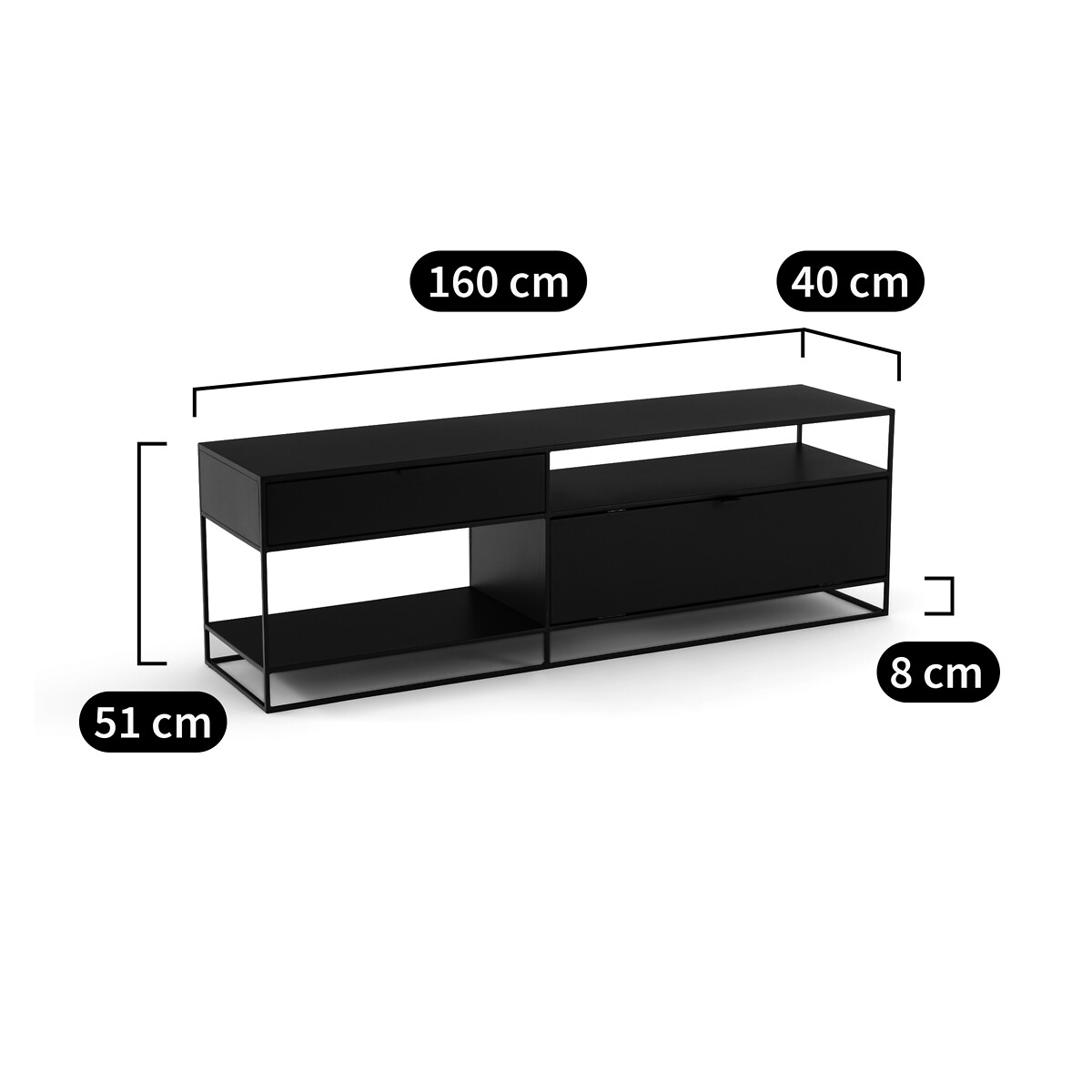 LA REDOUTE INTERIORS<br>Móveis de TV Stalen, Miva