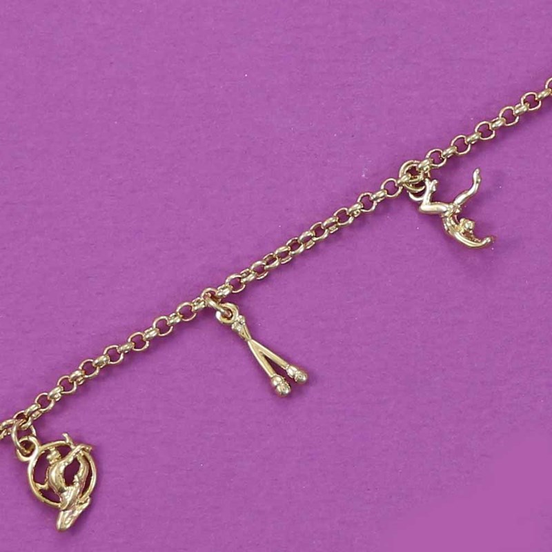 Bracelet gymnastique rythmique - Plaqué or