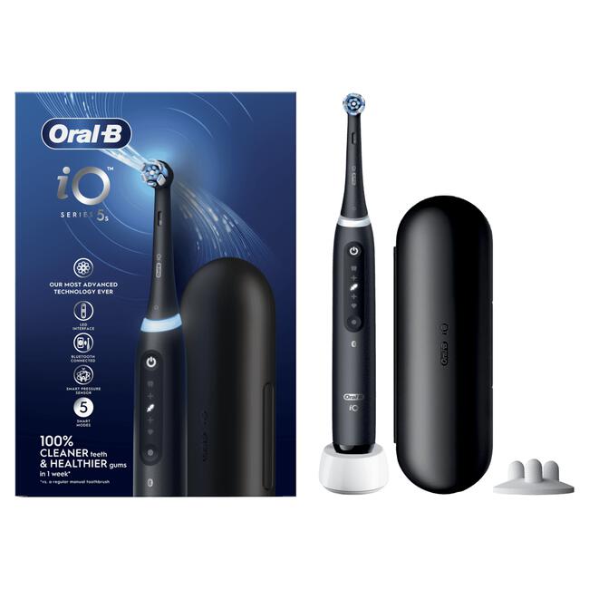 Oral-B iO 5S Zwart Elektrische Tandenborstel By Braun