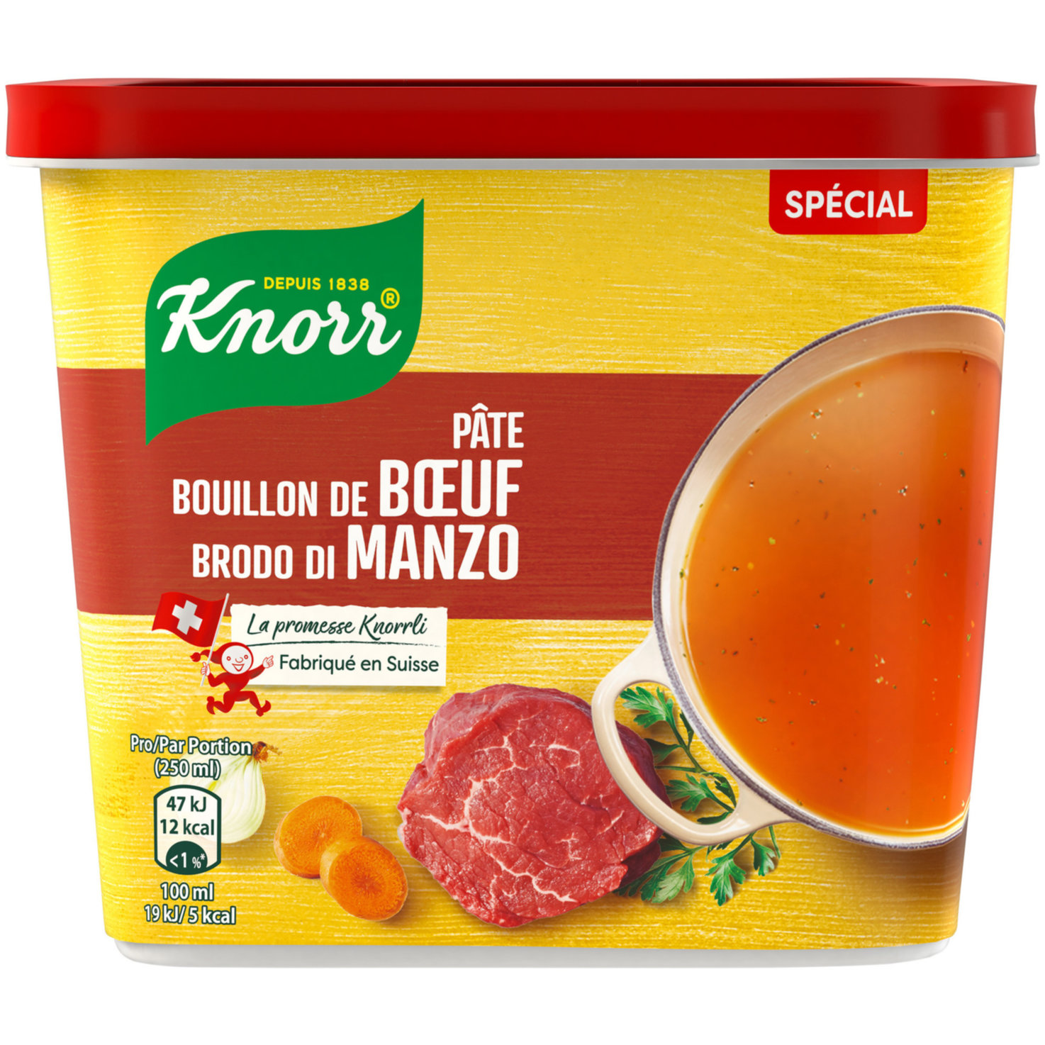 Knorr Fleisch Suppe spezial Paste Dose
