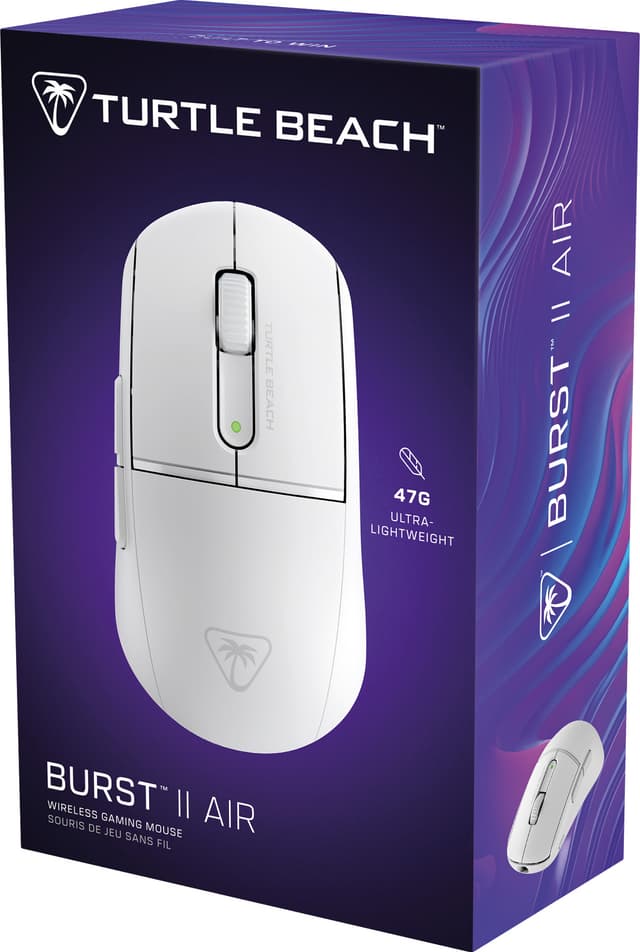 Turtle Beach Burst II Air trådløs gamingmus (hvid)