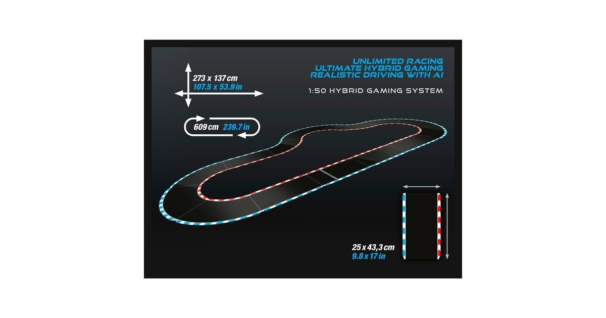 CarreraHYBRID - Devil Drivers Racebaan  (Schaal 1:50)