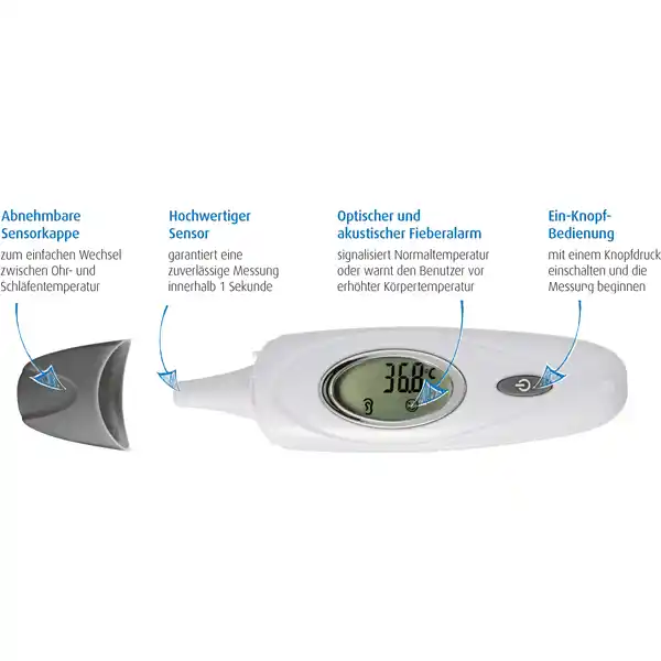 SkinTemp 3in1 Infrarot-Thermometer