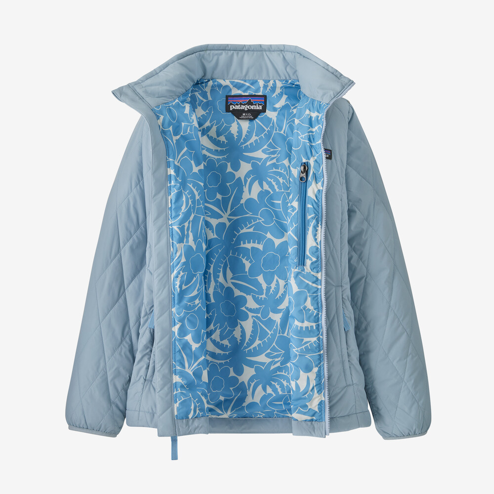 Kinder-Steppjacke mit Nano-Puff-Diamantmuster
