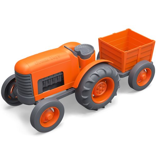 Green toys tractor oranje - gerecycled GTTRT01042