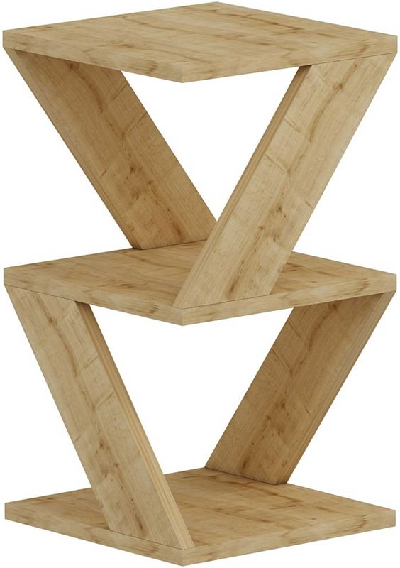 Asir - Bijzettafel - Saffier - 50 x 30 x 30 cm