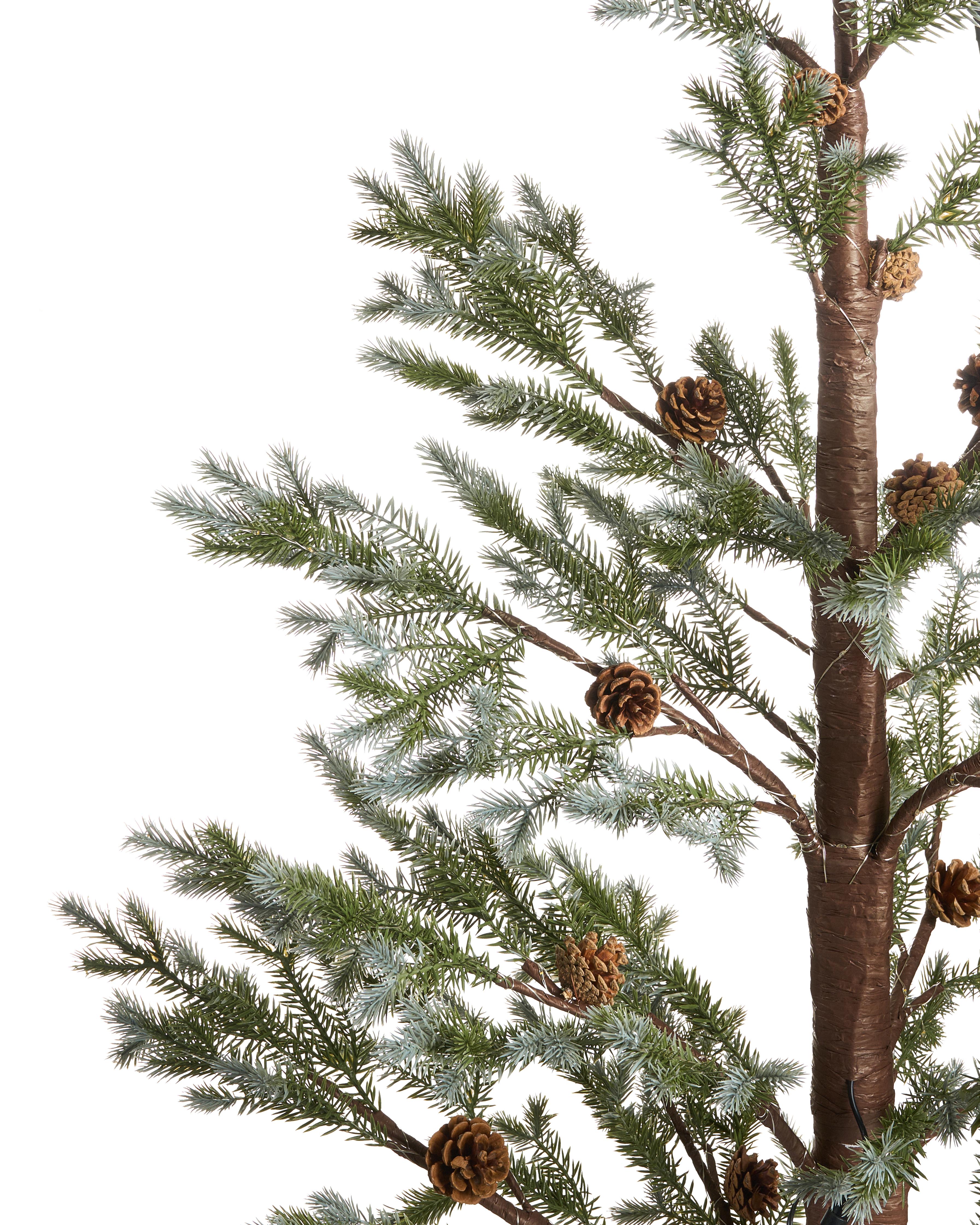 Buitendecoratie LED LAUGARAS Kerstboom 150 cm Groen