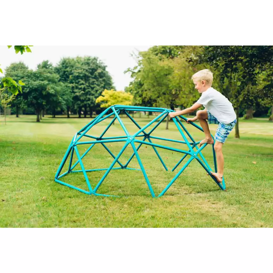 plum® Metall Kletterdome Deimos türkis