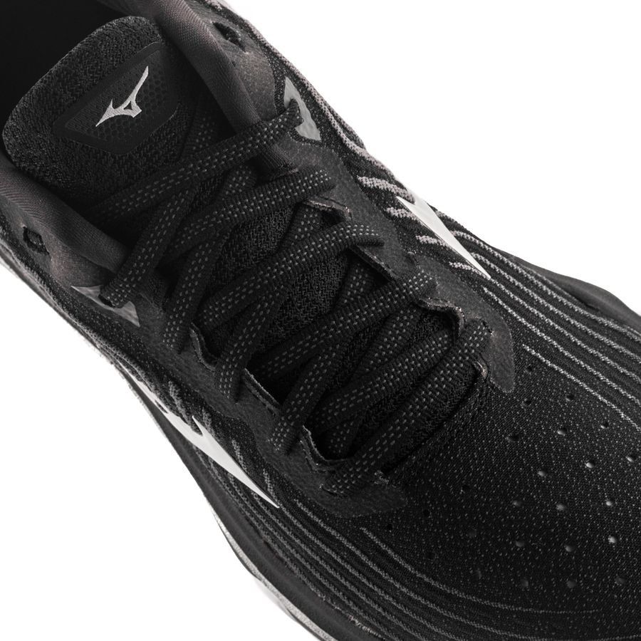 Mizuno Chaussures de Running Wave Horizon 6 - Noir/Argenté/Cuivre Femme
