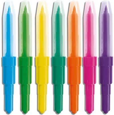 SES Creative - Blow Airbrush Pens - 7 Kleuren - Uitwasbaar - Viltstiften