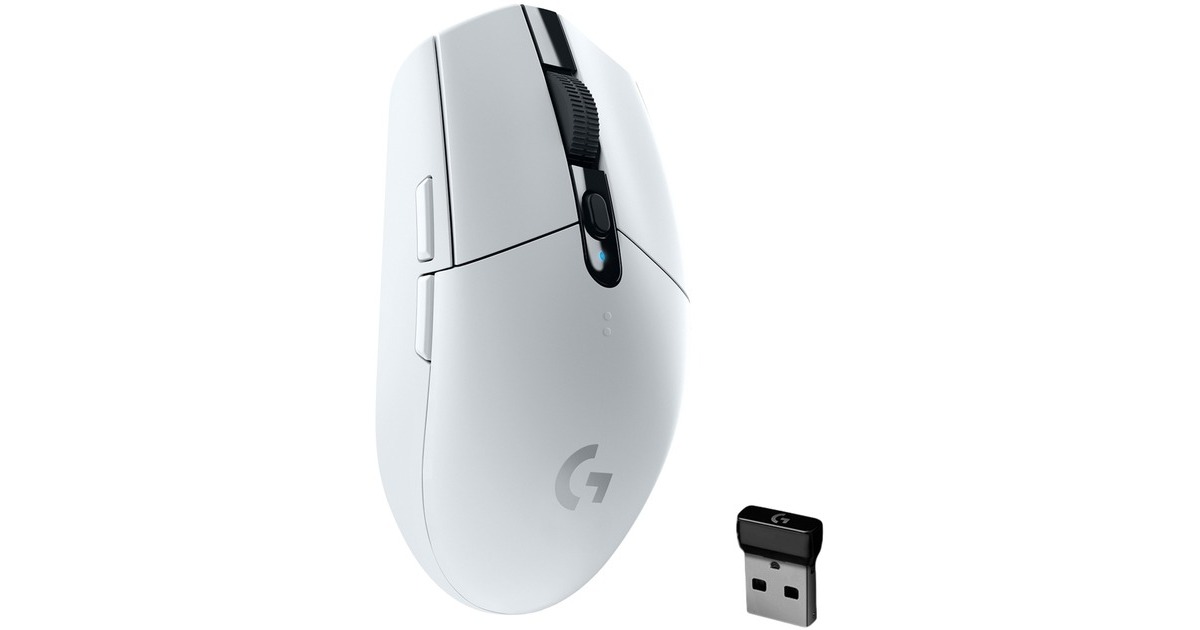 LogitechG305 LIGHTSPEED draadloze gamingmuis  (Wit, 200 – 12.000 dpi)
