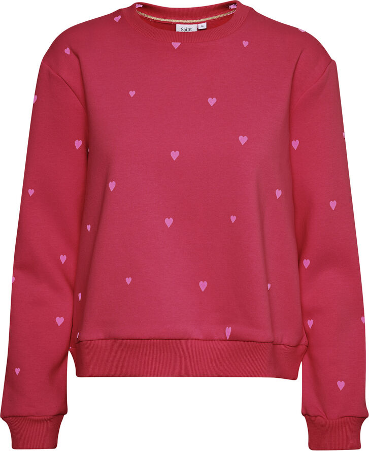 Saint Tropez DagnaSZ Sweatshirt Viva magenta bonbon harts
