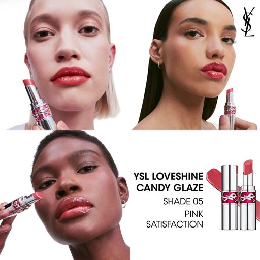 Yves Saint Laurent Loveshine Candy Glaze Lipgloss Stick, 5 Pink Satisfaction