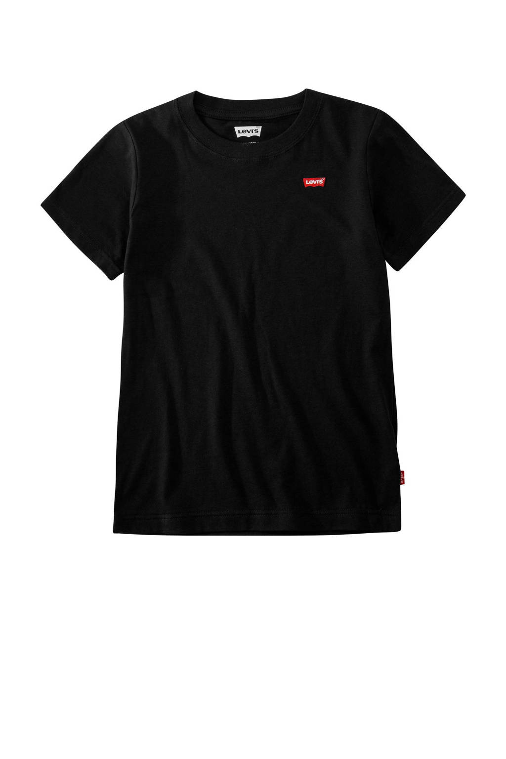 Levi's basic T-shirt Batwing chest zwart