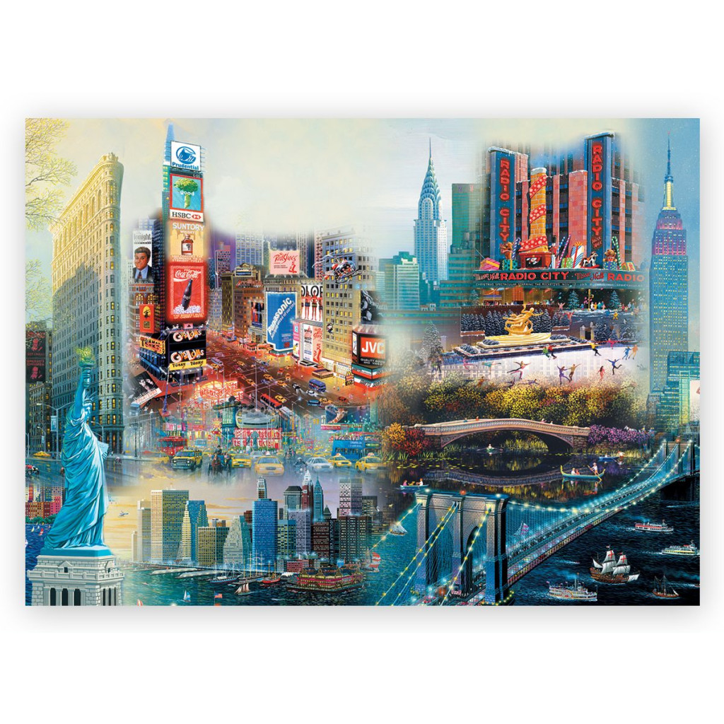 Puzzle Wood Craft - New-York - 1000 Pièces