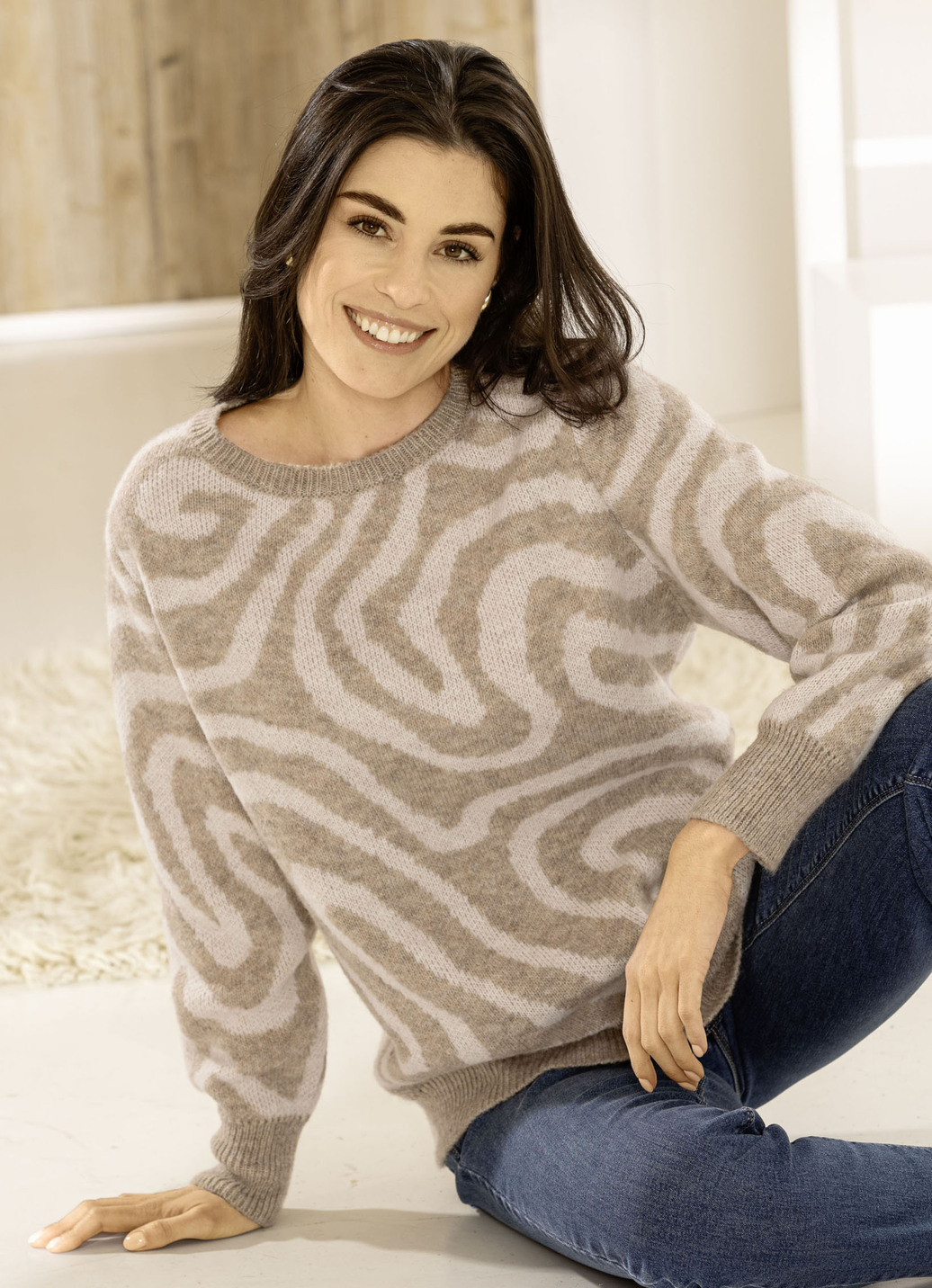 Pullover in Jacquard-Dessin