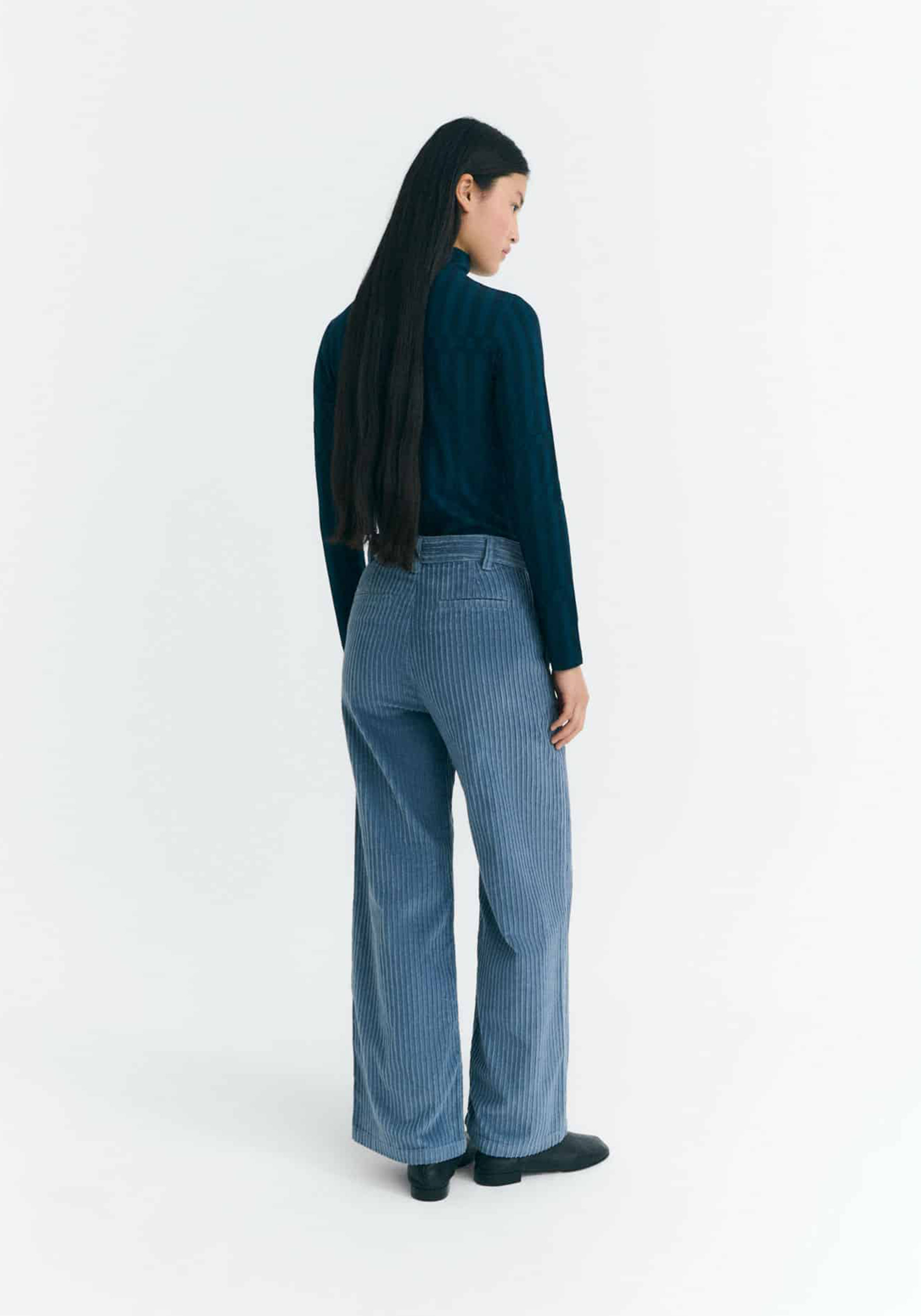 Thinking Mu Cord-Hose Karina Fuzz Blue