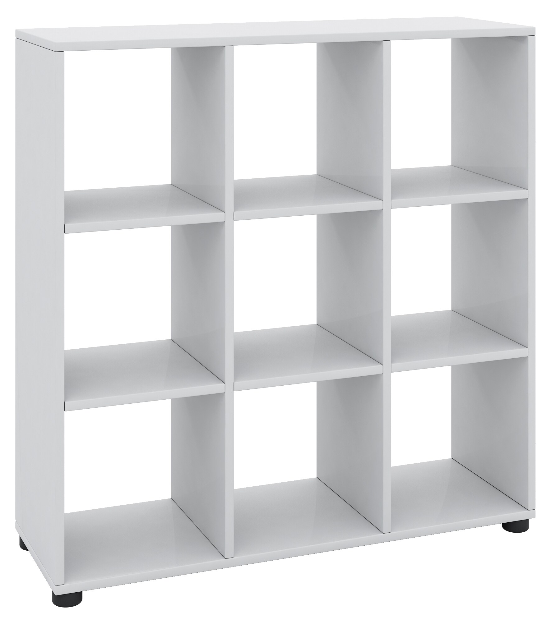 VCM Holz Stand Regal Bücherregal Deko Bücher Standregal Raumteiler Benas-3x3