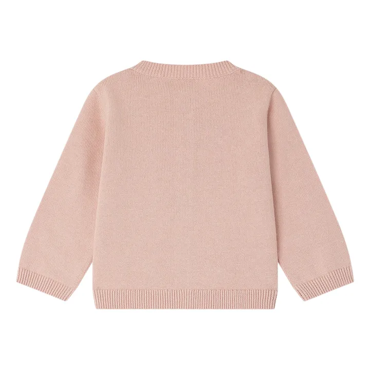 Bonpoint Cardigan Brodé Fleurs Claudie | Ecru