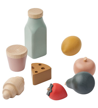Liewood Korb m. Spiellebensmittel - Florin Play Food & Grrocery