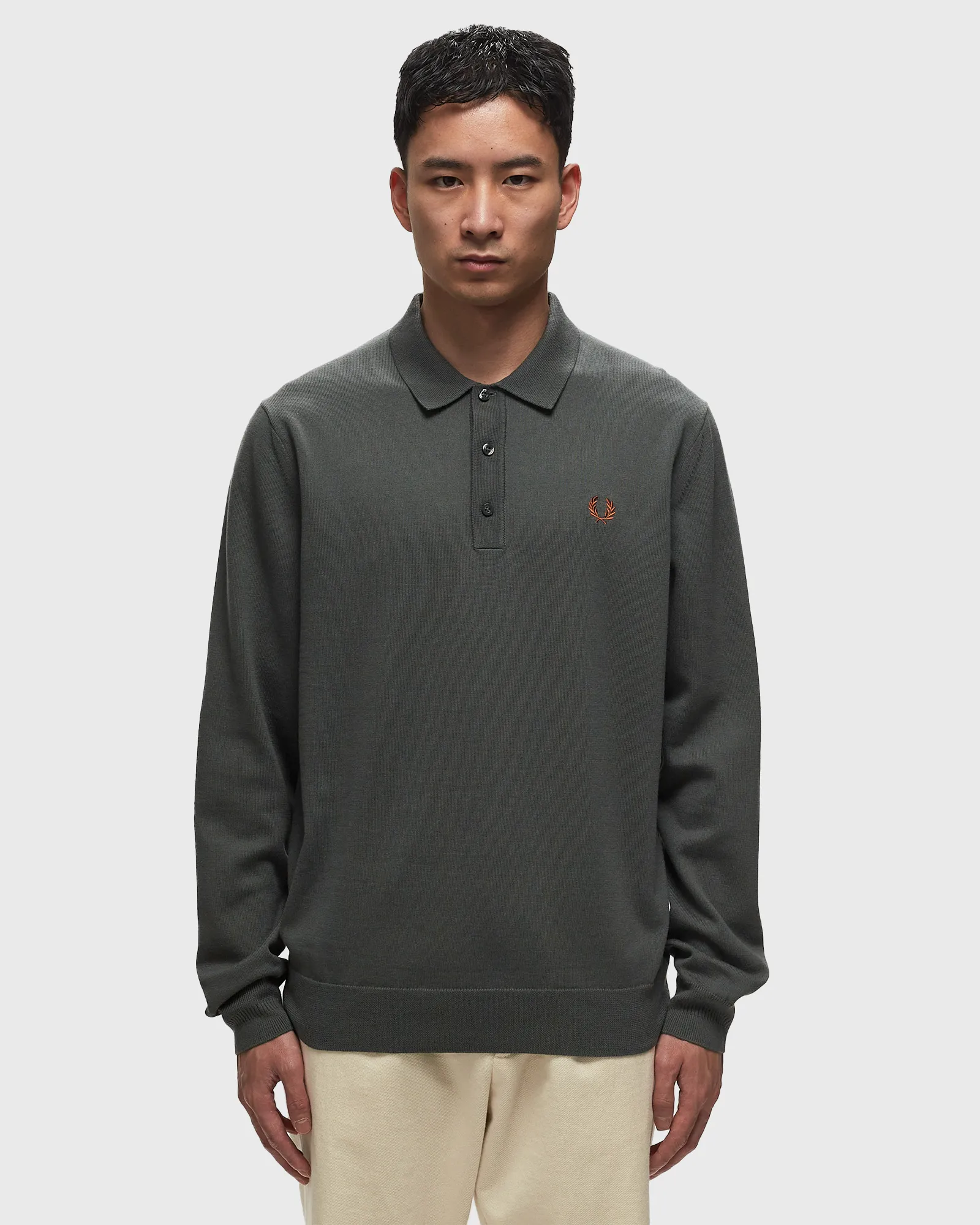 Fred Perry CLASSIC KNITTED SHIRT LS