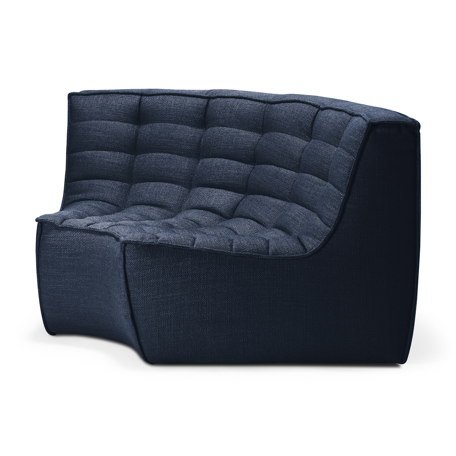 Sofa N701 90° rond hoekelement - eco stof graphite