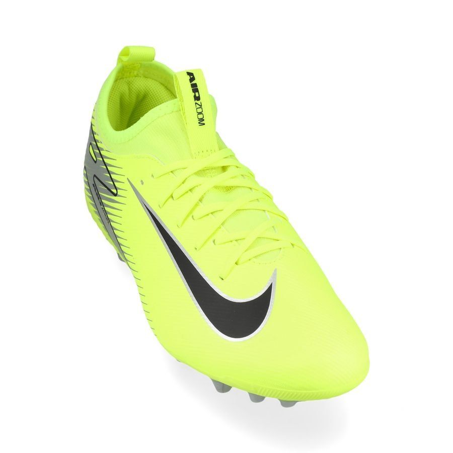 Nike Air Zoom Mercurial Vapor 16 Academy AG Mad Voltage - Jaune Fluo/Noir Enfant