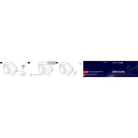 Trust GXT 491 Fayzo trådløst Headset - sort